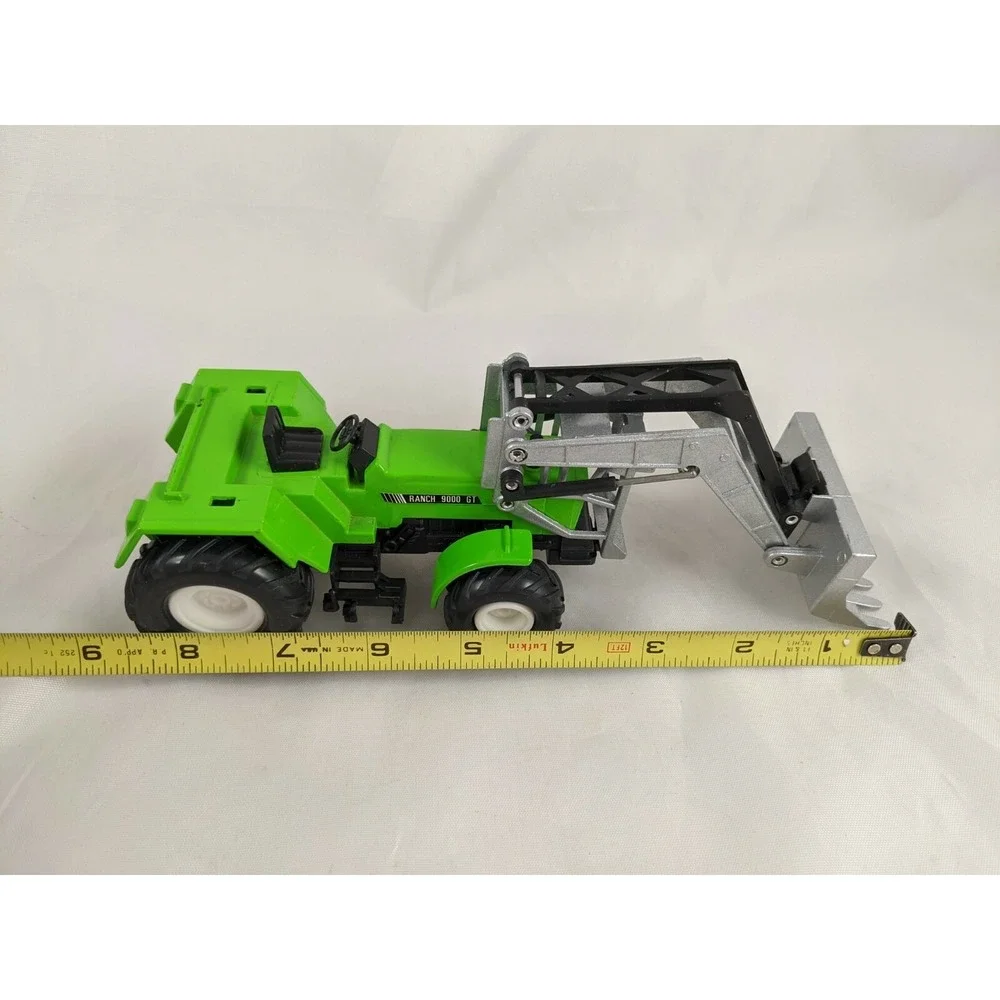 Ranch‎ 9000 GT Green Tractor Diecast Metal Friction Vehicle Toy 8.5 Inch Long